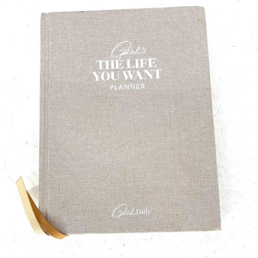 Oprah The Life You Want Planner Guided Journal Goal Setting New Unused